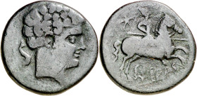 Sesars (en Aragón). As. (FAB. 2198) (ACIP. 1407). 11,28 g. MBC-.