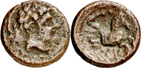 Cese (Tarragona). Cuadrante. (FAB. 2328) (ACIP. 1149). Ex Áureo 26/01/1999, nº 388. 2,21 g. BC+/MBC-.
