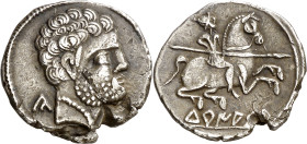 Turiasu (Tarazona). Denario. (FAB. 2417) (ACIP. 1720). Defecto de cospel. 2,99 g. MBC.
