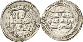 Emirato. AH 202. Al-Hakem I. Al Andalus. Dirhem. (V. 114) (Fro. 4). Ex Áureo 05/02/2003, nº 1398. 2,56 g. MBC+.