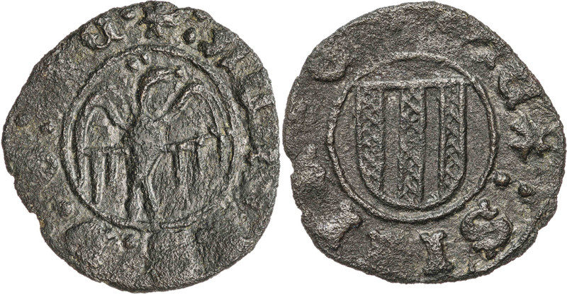 Alfons IV (1416-1458). Sicília. Diner. (Cru.V.S. 871) (Cru.C.G. 2918) (MIR. 227/...