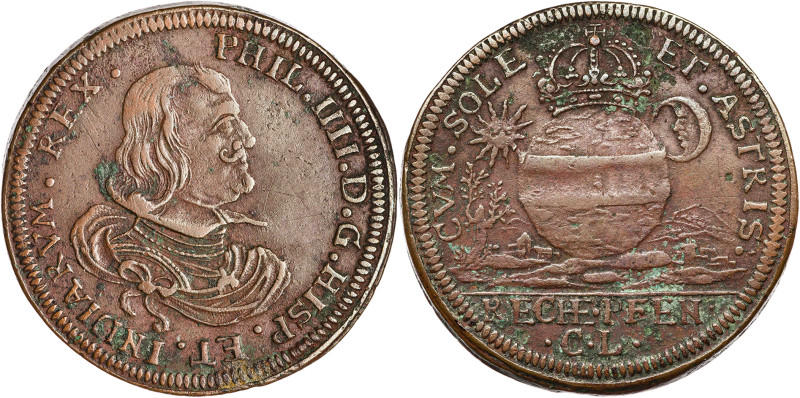 s/d. Felipe IV. Jetón (rechenpfennig). 6,21 g. MBC.