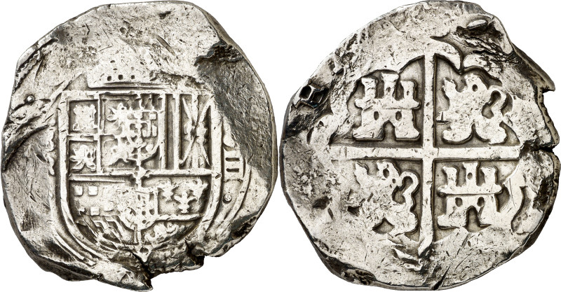 Felipe IV. Sevilla. R. 8 reales. (AC. tipo 292). 27,33 g. BC+.