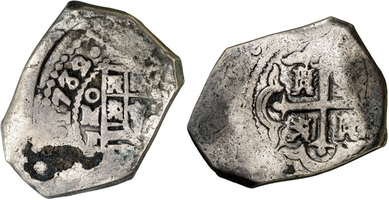 1732. Felipe V. México. F. 8 reales. (AC. 1427). Manchitas. Ex Áureo & Calicó 24...