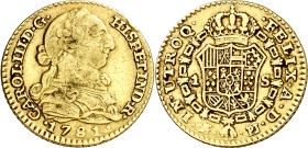 1781. Carlos III. Madrid. PJ. 1 escudo. (AC. 1361). 3,30 g. MBC-/MBC.