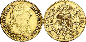 1787. Carlos III. Madrid. DV. 1 escudo. (AC. 1370). 3,34 g. BC+/MBC-.