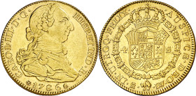 1786. Carlos III. Madrid. DV. 4 escudos. (AC. 1791). 13,52 g. MBC+.