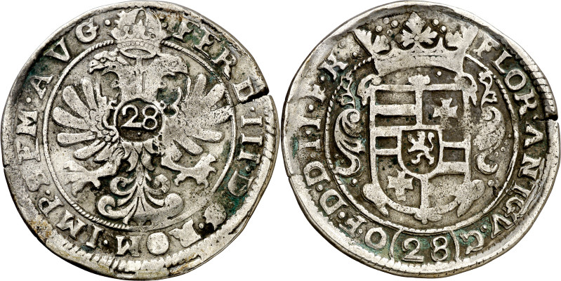 Alemania. (1640). Fernando III. Oldenburg. 28 stuiver. (KM. falta) (Dav. 713). A...