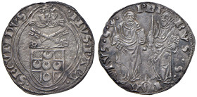 Pio II (1458-1464) Ancona - Grosso - Munt. 31 AG (g 3,70) RR Esemplare di gran qualità per la tipologia, rarissimo da trovare in conservazione anche s...