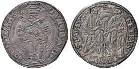 Giulio II (1503-1513) Ancona - Giulio - Munt. 61 AG (g 3,93) R Ottimo esemplare di modulo ampio e ben centrato con una bella patina di vecchia raccolt...