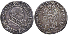Giulio II (1503-1513) Giulio - Munt. 24 AG (g 3,97) RRR Conio attribuito a Pier Maria Serbaldi da Pescia detto "il Tagliacarne". Pier Maria Serbaldi d...