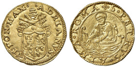 Adriano VI (1522-1523) Fiorino d'oro di camera - Munt. 2 AU (g 3,35) RRR Conio attribuito ad Antonio Machiavelli. Magnifico esemplare di grandissima q...