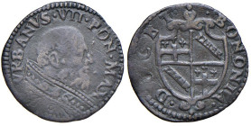 Urbano VII (1590) Bologna - Sesino - Munt. 3 CU (g 0,91) RRR Prese parte al conclave che nel 1585 elesse papa Sisto V, per poi venire nominato dal 19 ...