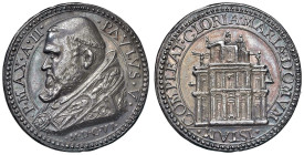 Paolo V (1605-1621) Camillo Borghese di Roma. Costruzione in corso della Cappella Paolina a Santa Maria Maggiore. Medaglia 1606 in argento - Opus: Leo...
