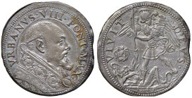 Urbano VIII (1623-1644) Testone 1643 An. XX - Munt. 82 AG (g 9,53) ​​RR Moneta di qualità molto alta, non abbiamo reperito altri esemplari in conserva...