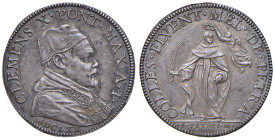 Clemente X (1670-1676) Giulio An. I - Munt. 30 AG (g 3,18) RR Questa moneta fu emessa in onore di San Pietro Martire la cui morte risalirebbe al 29 Ap...