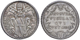 Clemente XII (1730-1740) Mezza piastra An. IV - Munt. 20 AG (g 14,50) R Proveniente da P.L. Grossi, Modena 7 ottobre 1989.

Status: qSPL