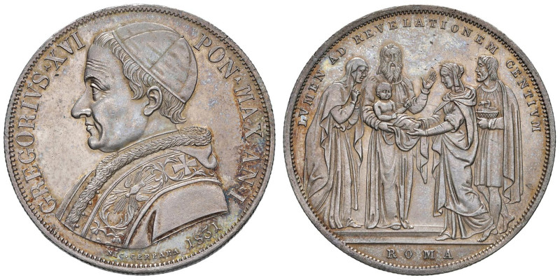 Gregorio XVI (1831-1846) Scudo 1831 An. I - Nomisma 408 AG (g 26,47) R Nell'asta...