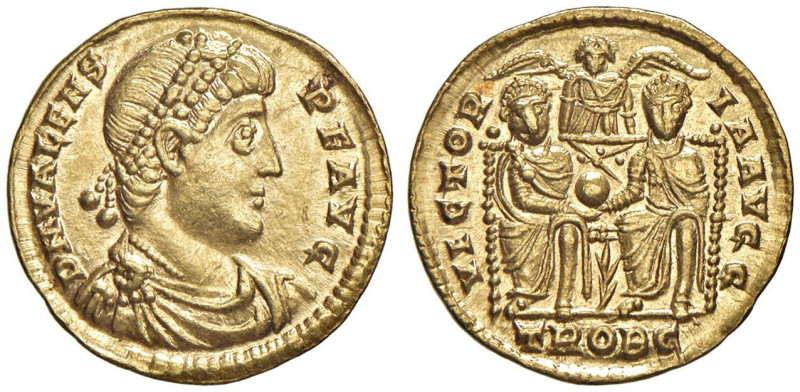 Valente (364-378) Solido - Zecca: Treviri - RIC 39b AU (g 4,43)

Status: M.di ...