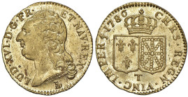 FRANCIA Luigi XVI (1774-1792) Luigi d'oro 1786 T Nantes - Gad. 361 - Fr. 475 AU (g 7,65)

Status: FDC