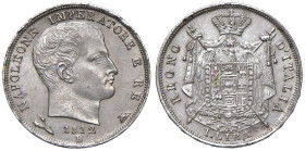 BOLOGNA Napoleone I (1805-1814) Lira 1812 puntali sagomati - Gig. 165 AG (g 5,00) RR Moneta di rara apparizione, soprattutto in alta conservazione. In...