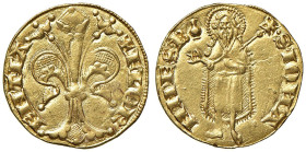 FIRENZE Repubblica (I sem. 1304-II sem. 1310) Fiorino simbolo Guastada - MIR 5/13; Bern. II 970/4 AU (g 3,57) RR Signore della zecca Nigio di Dietisal...