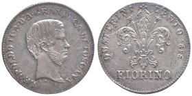 FIRENZE Leopoldo II di Lorena (1824-1859) Fiorino 1858 - Gig. 43 AG NC Perizia Cavaliere Francesco "FDC".

Status: FDC