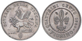 FIRENZE Governo provvisorio della Toscana (1859-1860) Fiorino 1859 - Gig. 2 AG (g 6,93)

Status: qFDC