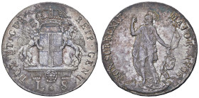 GENOVA Dogi Biennali III fase (1637-1797) 8 Lire 1796 - Mont. 42 AG (g 33,18) R

Status: SPL