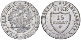 GORIZIA Francesco II (1797-1805) 15 Soldi 1802 F - Gig. 2 MI (g 5,57)

Status: M.di SPL
