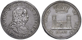 LIVORNO Cosimo III de Medici (1670-1723) Tollero 1712 - MIR 65/4 AG (g 27,00) RR

Status: M.di SPL