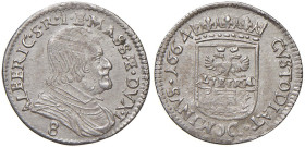MASSA DI LUNIGIANA Alberico II Malaspina (1664-1690) 8 Bolognini 1664 - MIR 323 AG (g 2,34) R

Status: SPL-FDC