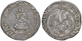 MESSINA Carlo V d'Asburgo (1516-1556) 4 Tarì 1552 - MIR 286 AG (g 11,56)

Status: BB-SPL