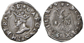 MESSINA Carlo V d'Asburgo (1516-1556) Mezzo tarì - MIR 280/2 AG (g 1,47) R Di qualità decisamente inusuale. I mezzi tarì si reperiscono solamente in q...