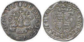 MILANO Francesco II Sforza (1522-1525) Grosso semprevivo da 10 soldi - MIR 270 AG (g 4,45)

Status: qSPL