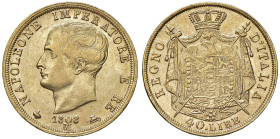 MILANO Napoleone I (1805-1814) 40 Lire 1808 - Gig. 73 AU (g 12,90) R

Status: BB-SPL
