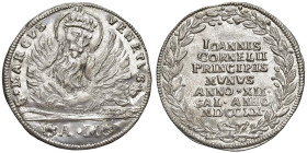 VENEZIA Giovanni Corner II (1709-1722) - Osella 1720 An. XII - Pao. 203 AG (g 9,67) RRR Ottimo esemplare dai fondi ancora lucenti. Millesimo di rariss...