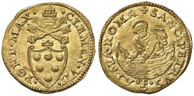 Clemente VII (1523-1534) Fiorino di camera - Munt. 16 AU (g 3,39) R Esemplare non circolato e di altissima conservazione, dal metallo brillante ed i r...