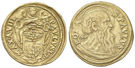 Paolo V (1605-1621) Scudo d'oro An. VIII - Munt. 14a AU (g 3,30) RR

Status: BB