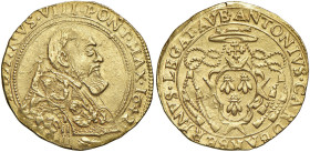 Urbano VIII (1623-1644) Quadrupla 1642 - Munt. 208a AU (g 13,12) RRR Esemplare di superba qualità, stesso illustrato sul MIR.

Status: M.di SPL
