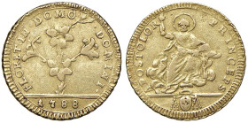 Pio VI (1775-1799) Doppia 1788 - Nomisma 14 AU (g 5,46) RRR

Status: BB