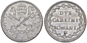 Pio VI (1775-1799) 2 Carlini An. X - Nomisma 105 MI (g 5,60) R

Status: FDC