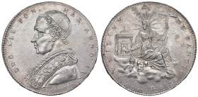 Leone XII (1823-1829) Scudo 1825 An. II - Nomisma 316 AG (g 26,53) R Fondi lucenti.

Status: qFDC/FDC