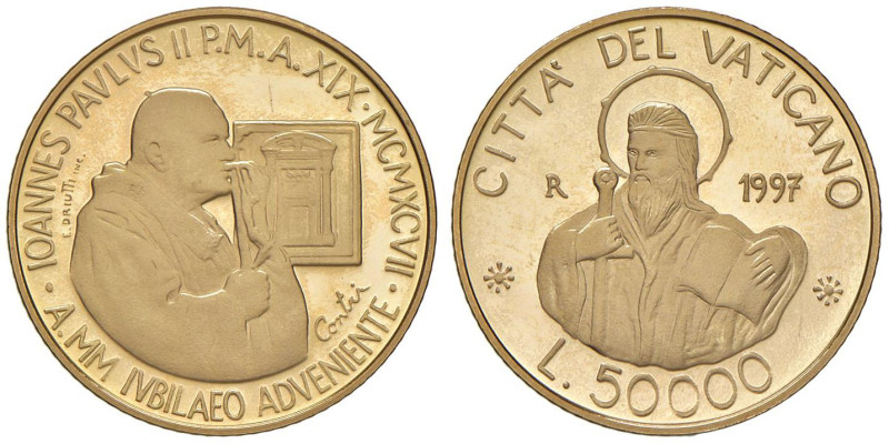 Giovanni Paolo II (1978-2005) 50.000 Lire 1997 Verso l'anno Santo del 2000 - AU ...