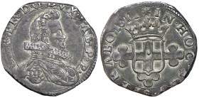 Carlo Emanuele I (1580-1630) 2 Fiorini 1611 - MIR 645d AG/MI (g 6,94) R Conservazione molto buona per la tipologia.

Status: M.di SPL