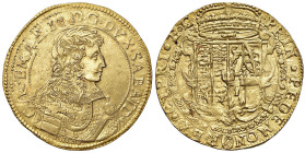Carlo Emanuele II (1648-1675) 10 scudi 1660 (III tipo) Torino - MIR 794/a; CNI manca; Ravegnani Morosini 28a (questo esemplare raffigurato) AU (g 33,2...