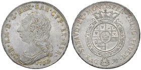 Carlo Emanuele III (1755-1773) Scudo 1765 - Nomisma 157; MIR 946h AG (g 35,18) Ottimo esemplare.

Status: SPL-FDC