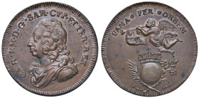 Carlo Emanuele III (1730-1773) Medaglia per i successi militari - AE (g 22,28) R

Status: qFDC