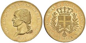 Vittorio Emanuele I (1802-1821) 80 Lire 1821 - Nomisma 507 AU RRR

Status: SPL-FDC