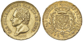 Carlo Felice (1821-1831) 20 Lire 1825 T - Nomisma 545 AU

Status: BB-SPL